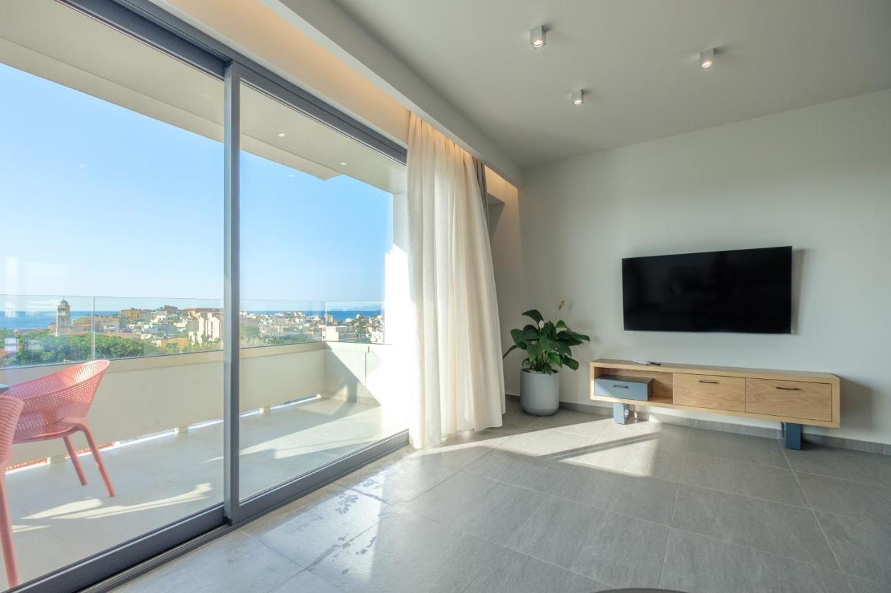 Sky-High 70Sqm Penthouse W. Stunning Views - 05 Apartment Chania  Exterior foto